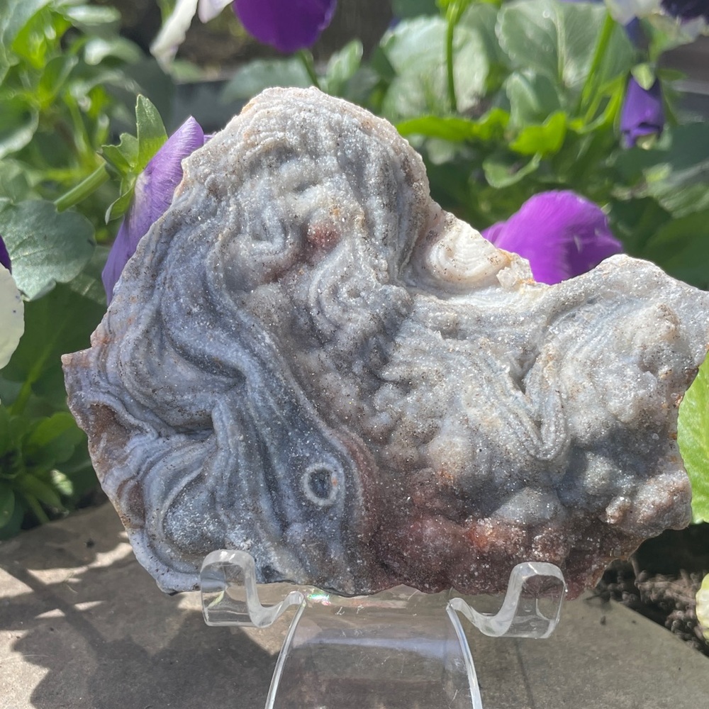 Chalcedony Rose Druzy